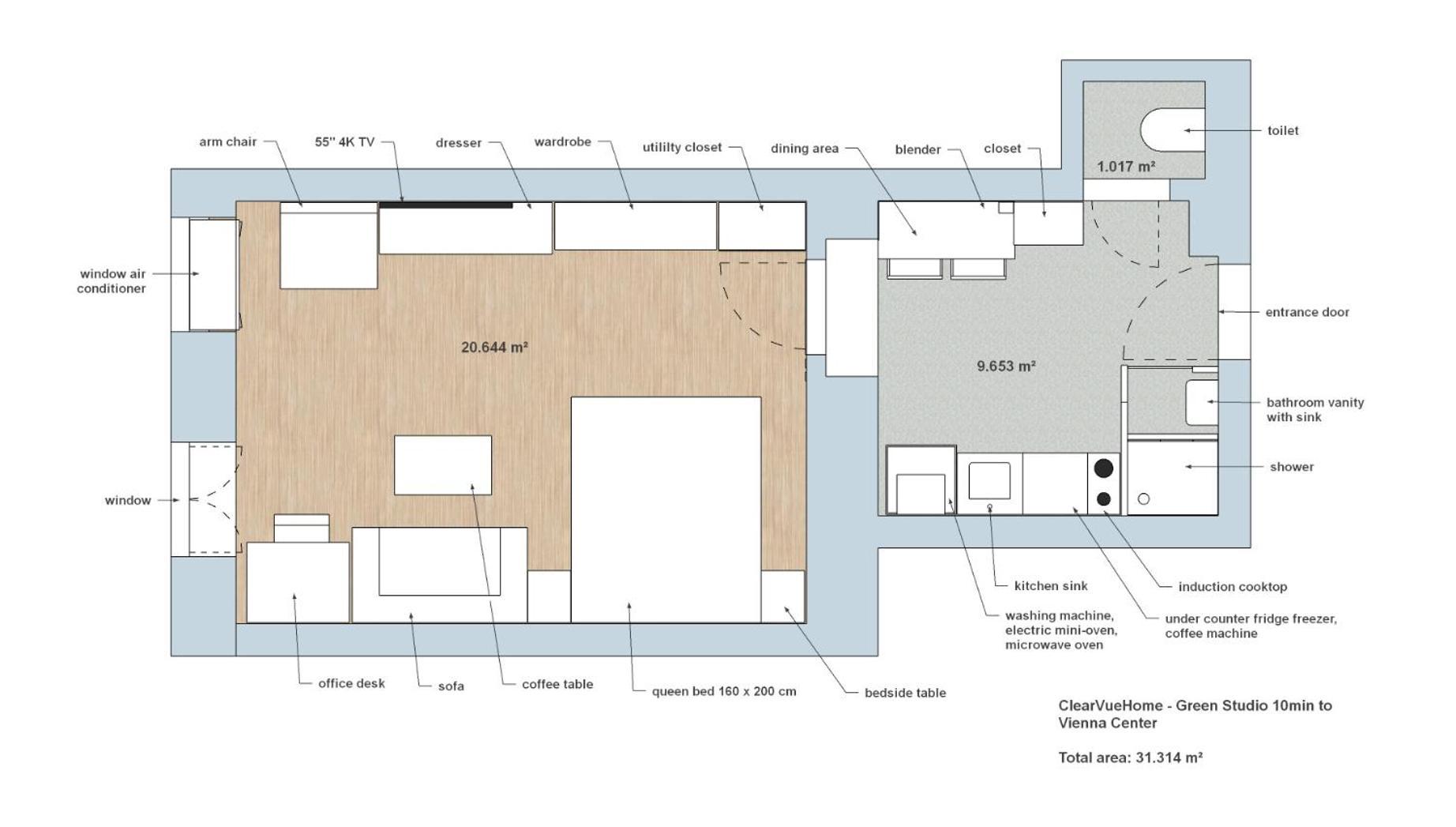 Clearvuehome - Green Studio 10Min To Vienna Center المظهر الخارجي الصورة